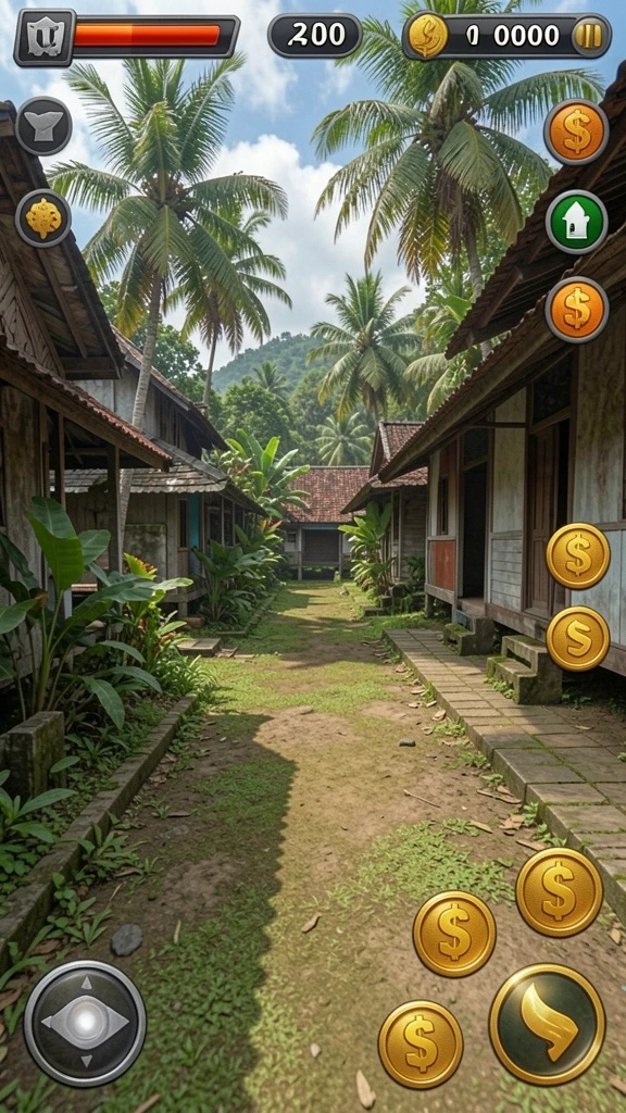 masbro12 - Tampilan awal game dengan karakter-karakter ikonik.
