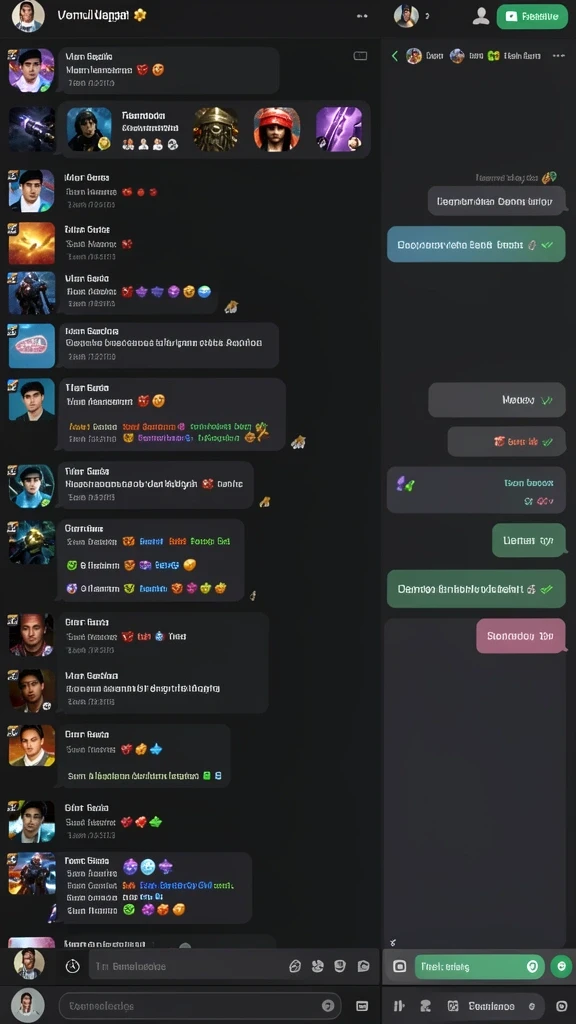 rajacorc - Menampilkan karakter utama dalam pertempuran epik.