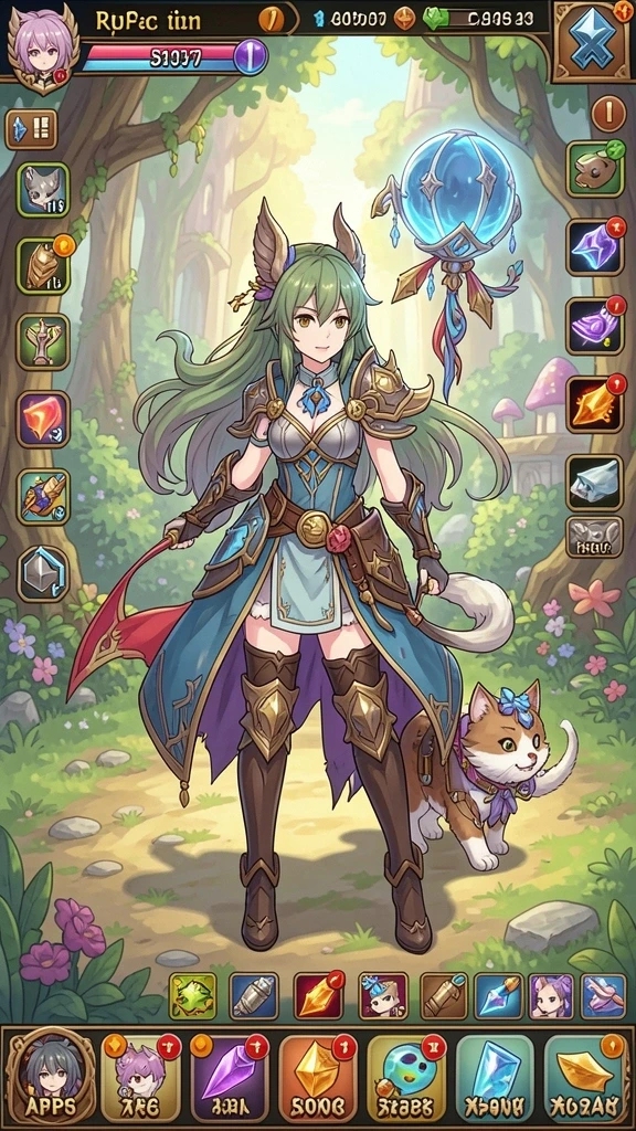 sd107 - Screenshot menampilkan salah satu lokasi menakjubkan dalam game.